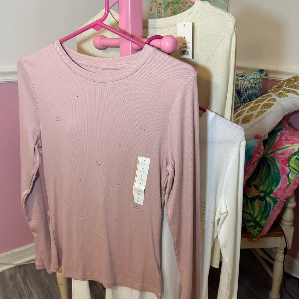 NWT Women’s A New Day Bundle, 3 long sleeve shirts, Size Small - Picture 3 of 15